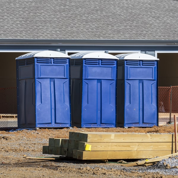 what is the maximum capacity for a single porta potty in Coronaca